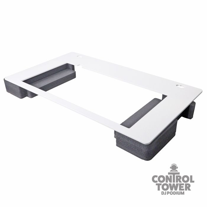 Prox PRXZFDJDDJFLX10WPLATE Replacement for Pioneer DDJ-FLX10 Top Face Plate for Control Tower DJ Podium White Finish