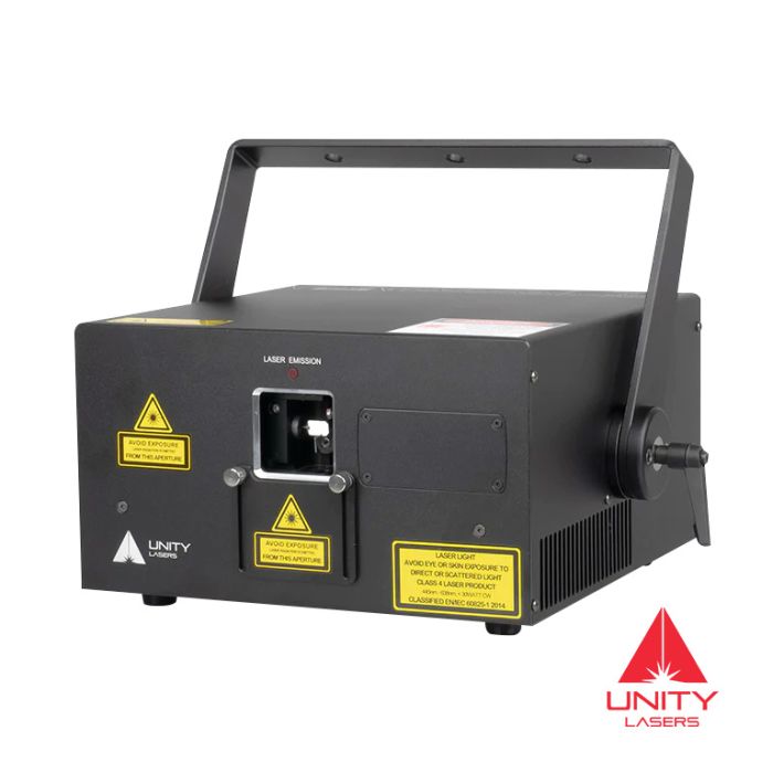 Prox PRXRAW5 Unity High Power RGB Laser Light Show Projector System for Commercial Outdoor Use