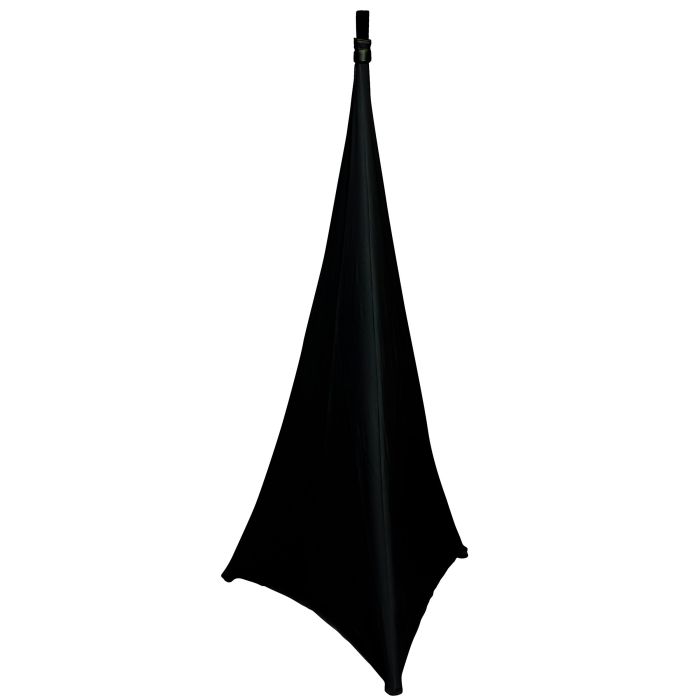 Prox PRXSP3SCBL Lycra Cover Scrim for Speaker Tripod or Lighting Stand  3 Sided - Black