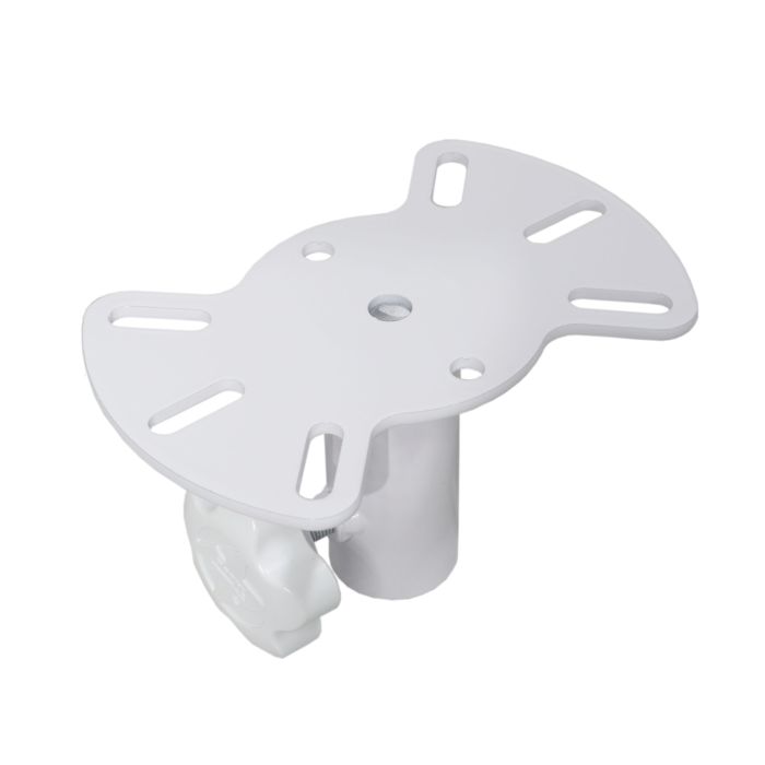 Prox PRXSSMPWH Speaker Stand Mounting Plate In White for Speakers and Moving Head