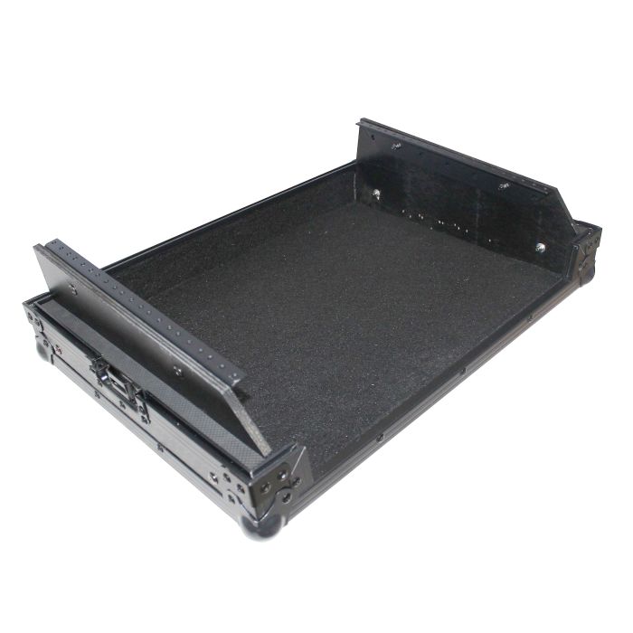 Prox PRX19MIX7UBL Flight Case for Gemini CDM-4000 19" Mixer W-7U Slant Rack Mount W-Removable Front Panel | Black on Black