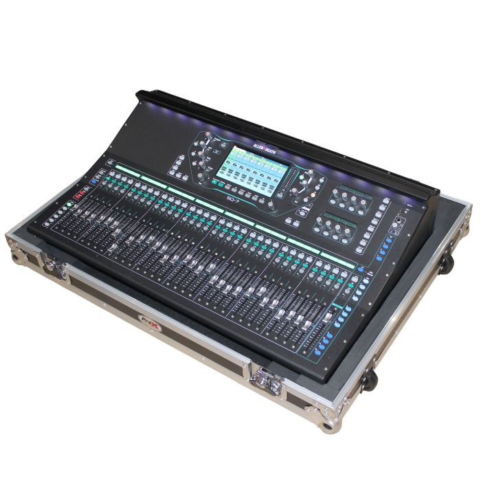 Prox PRXSAHSQ7W Fits Allen & Heath SQ7 Digital Mixer Console Flight Case W/Wheels