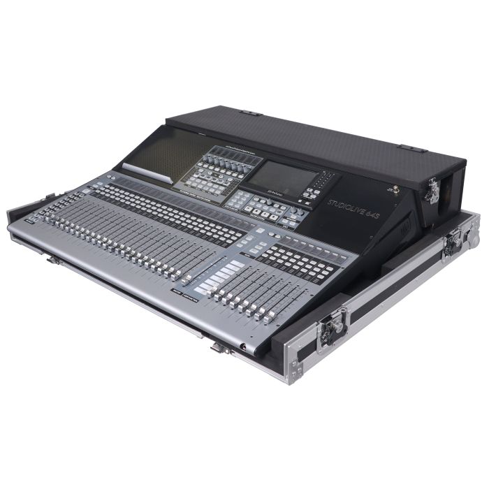 Prox PRXSPRE32S64SDHW ATA Digital Audio Mixer Flight Case for PreSonus STUDIOLIVE 64S 32S 32 Console with Doghouse and Caster wheels