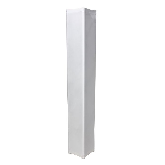 Prox PRXTCSQ984TSWX10 10PCS White 9.84ft 3 meter Lycra Cover Scrim Sleeve fits 12" Quad Box Truss Segment
