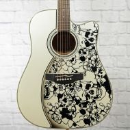 Takamine GD37CE PW - Belico Skull Design