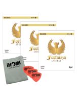 Fortaleza Bajo Quinto String Set Níquel – BALL END (Bola) 3Pack