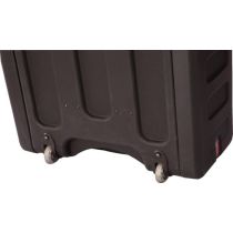 Gator G-PROR-6U-19 6U, 19″ Deep Molded Audio Rack; W/ Wheels