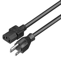 Prox PRXCIEC1425X15 15PCS 25 Ft. Power Cord NEMA 5-15P to NEMA 3-Prong 5-15R 14AWG Shielded Power Cable
