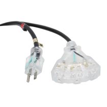 Prox PRXCP14325X10 10PCS 25' Ft. 120VAC NEMA 15 Male to 3 Outlet Female Power-Extension Cord 14 AWG