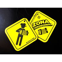 Accordion Hub Car air freshener ACCORDION CROSSING NEWCAR SMELL