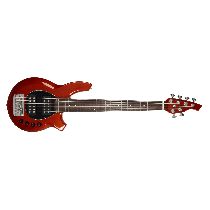Music Man Bongo 6 HH Blood Orange Chrome Hardware