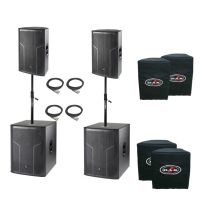 DAS Action Active pack (2) ACTION515A (2) ACTION18A with cables and covers 