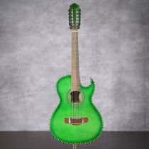 Del Rio Bajo Quinto – Green Satin Single Cutaway