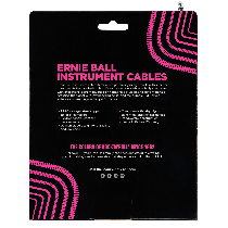 Ernie Ball 30&#039; Coiled Straight / Angle Instrument Cable - White  