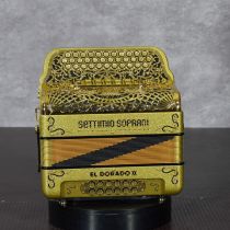 Settimio Soprani ELDORADOEAD 3-Row Diatonic Accordion - EAD, Gold