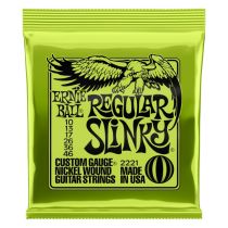 Ernie Ball P02221 Regular Slinky Nickel Wound Electric Guitar Strings .010-.046