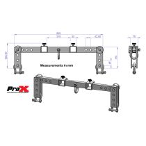 Prox PRXTAC582B Fenix Stand Mount for Hercules Line-Array Lift Systems - Black