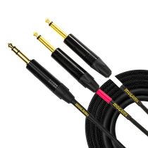 Mogami INSERT or LEFT/RIGHT SPLIT TRS TO Dual TS 6 FT