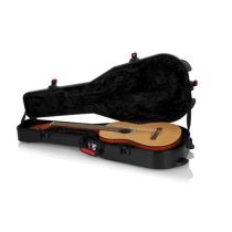 Gator TSA Series ATA Molded Polyethylene Guitar Case for Dreadnaught Acoustic Guitars