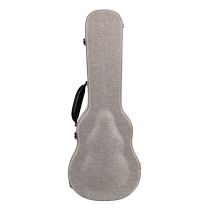 Gray Tweed Archtop Ukulele Hard Case - Soprano