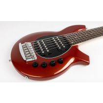 Music Man Bongo 6 HH Blood Orange Chrome Hardware 