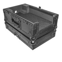 Prox PRXSCDiBL Flight Case for Medium Format CD-Media Player | Black on Black