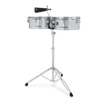 Latin Percussion Aspire 13" and 14" Timbale Set with Stand LPA256