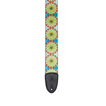 Levy&#039;s Stained Glass Guitar Strap-Spring Bloom