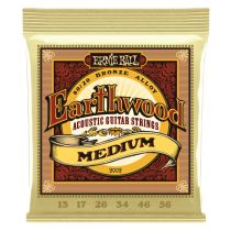 Ernie Ball P02002 Medium Earthwood 80/20 Bronze Acoustic Strings .013-.056
