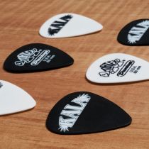 Dunlop x Kala Tortex Pick, .60mm, White &amp; Black, 6 Pack