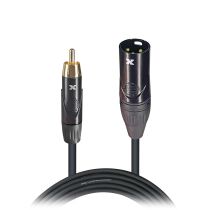 Prox PRXCRXM05X50 50PCS 5' Ft. High Performance XLR Male to RCA Male Unbalanced Audio Cable