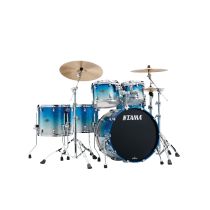 TAMA DRUM: SC WALNUT/BIRCH 5PC SHELL KIT|Molten Blue Ice Fade