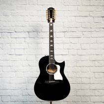 Taylor 657ce DoceDoble - 12string Guitar - Black Somos collection