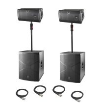 DAS (2) VANTEC 20A (2) VANTEC 18A POWERED PA SYSTEM