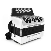 Hohner COFWHLD Compadre FBbEb, WHITE with Gig Bag - Silver Grille LIMITED EDITION