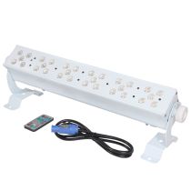 Prox PRXDAZZLERJRWX4 4PCS Ultrabright DAZZLER JR 30x3W RGBWA LED Bar | White
