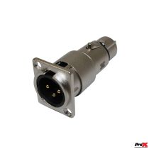 Prox PRXC3MDFX24 24PCS XLR Male To Female Adapter For Panel Mount