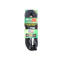 Prox PRXCMIC25X40 40PCS 25 Ft. Balanced XLR-F to XLR-M High Performance Microphone Cable