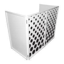 Prox PRXFSDOTSX2 Polka Dots Facade Enhancement Scrims - Black Dots on White | Set of Two