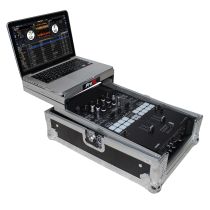 Prox PRXSDJMS9LT Flight Case for Pioneer DJM-S9 &amp; DJM-S7 Mixer with Sliding Laptop Shelf