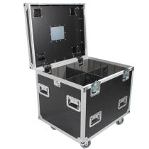 Prox PRXSUTL243030WMK2X4 4x XS-UTL243030W MK2 TruckPax Utility ATA Flight Case Truck Storage Road Case with Dividers Tray and 4&quot; casters â€“ 24&quot;x30&quot;x30&quot; Ex