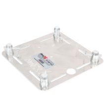 Prox PRXTBP12ASPST 12&quot; Aluminum 6mm Truss Top Plate and 1 3/8 Speaker Stud Mount for F34 F32 F31 Conical Square Truss with Connectors