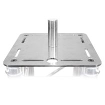 Prox PRXTBP12ASPST 12" Aluminum 6mm Truss Top Plate and 1 3/8 Speaker Stud Mount for F34 F32 F31 Conical Square Truss with Connectors