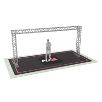 Prox PRXTPPGP1 Goal Post 9.8 x19.68 Exhibition Module Finish Line Stand Truss Package