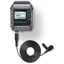 Zoom F1-LP Field Recorder + Lavalier Microphone
