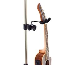 Ortega OMUH-BK Ukulele - Mandolin Instrument Clamp Hanger, Black