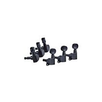 Sealed Guitar Tuning Machines 3L x 3R Gloss Black