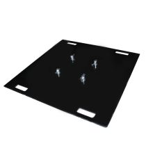 Prox PRXTBP3636S 36'' Steel 10mm Truss Base Plate for F34 F32 F31 Conical Square Truss with Connectors - Black Finish