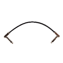 Ernie Ball 6” Single Flat Ribbon Patch Cable - Black