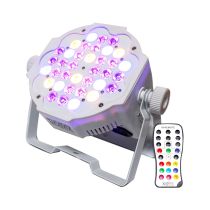 Prox PRXPAR36RGBWA1WWIRC Fusion RGBWA Par 36x 1W LED Slim Par White Housing